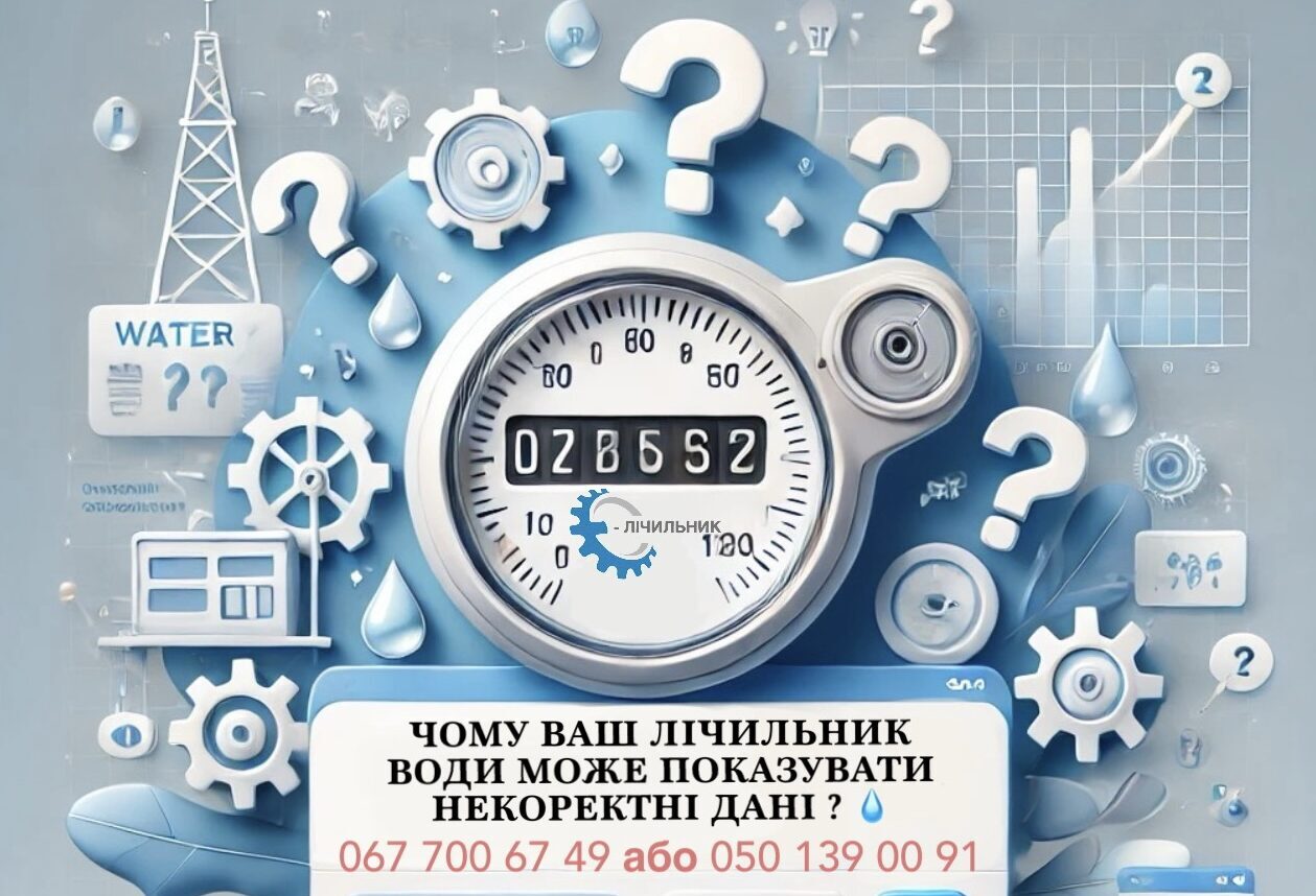 ЧОМУ ВАШ ЛІЧИЛЬНИК ВОДИ МОЖЕ ПОКАЗУВАТИ НЕКОРЕКТНІ ДАНІ ?💧